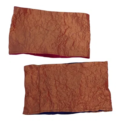 Romer Millinery Women's Rose Gold / Blue / Pink Morphy Moldable Wrist Cuff Rose Gold Set Of Two