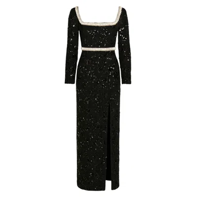 Hortons England Women's Vivienne Black Gown In Black
