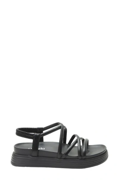 Alegria By Pg Lite Audie Platform Sandal In Black