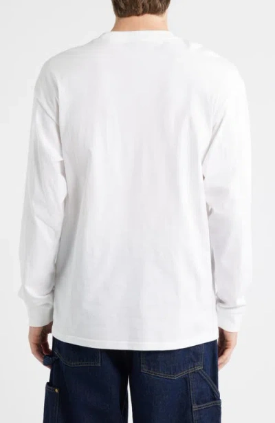 Carhartt Work In Progress Pocket Heart Long Sleeve Cotton T-shirt In Multi