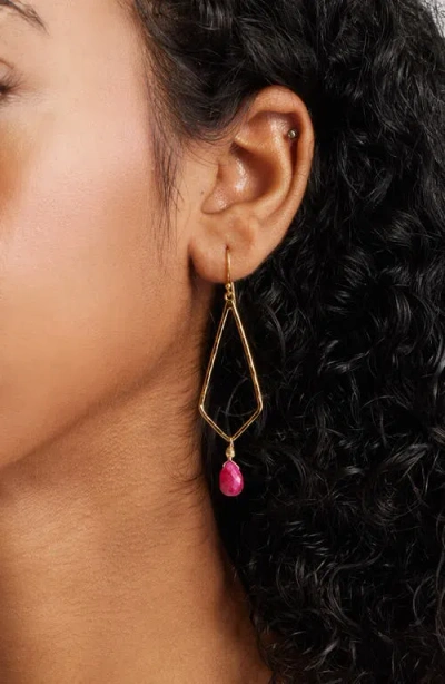 Kiara By Ki-ele Gigi Drop Earrings In Gold