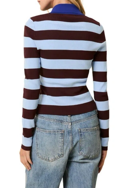 Solid & Striped The Debra Rugby Stripe Top In Brown