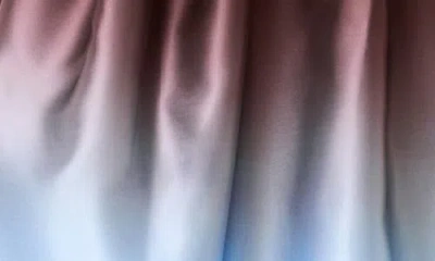 Solid & Striped The Gianna Ombré Colorblock Satin Dress In Multi