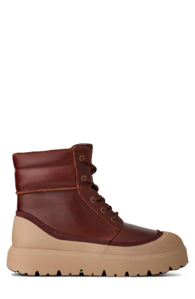 Ugg (r) Neumel High Top Waterproof Hybrid Boot In Burgundy