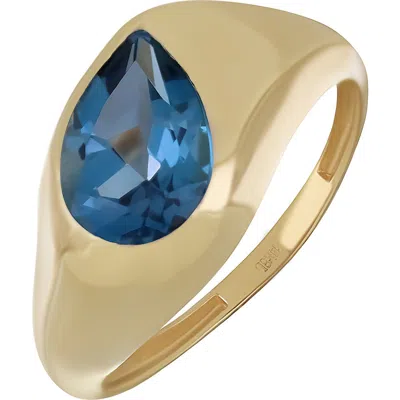 Bony Levy 14k Gold Chunky Topaz Ring In Gold