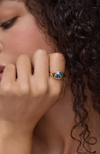 Bony Levy 14k Gold Chunky Topaz Ring In Gold