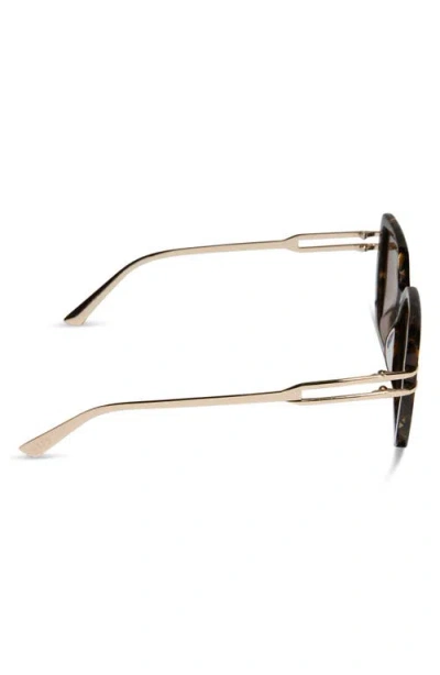 Diff Dasha 50mm Square Sunglasses In Brown