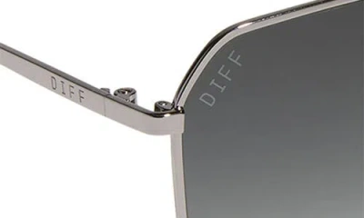 Diff Berkely 59mm Polarized Gradient Navigator Sunglasses In Gray