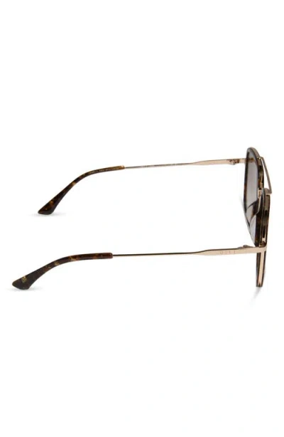 Diff Jordan 57mm Gradient Navigator Sunglasses In Brown