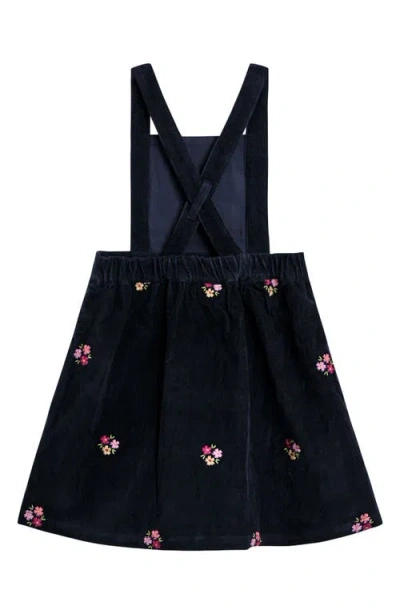 Jojo Maman Bébé Jojo Maman Bebe Ruffle Top & Corduroy Dress Set In Blue