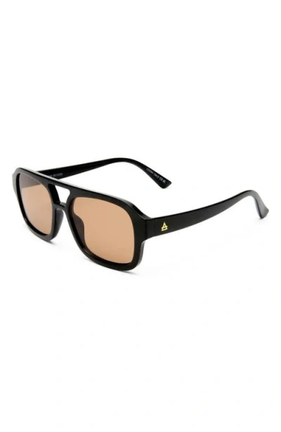 Aire Aquarius Gradient Aviator Sunglasses In Black