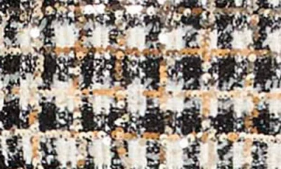 Amanda Uprichard Bethany Metallic Tweed Strapless Romper In Gray