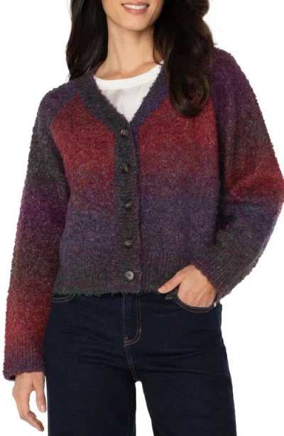 Liverpool Los Angeles Raglan Sleeve Cardigan In Multi