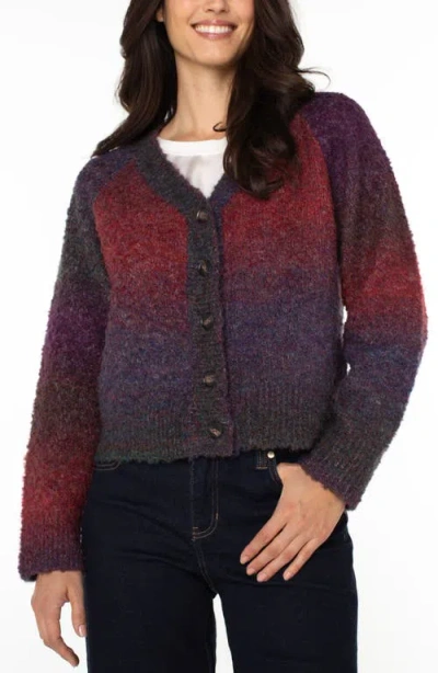 Liverpool Los Angeles Raglan Sleeve Cardigan In Multi