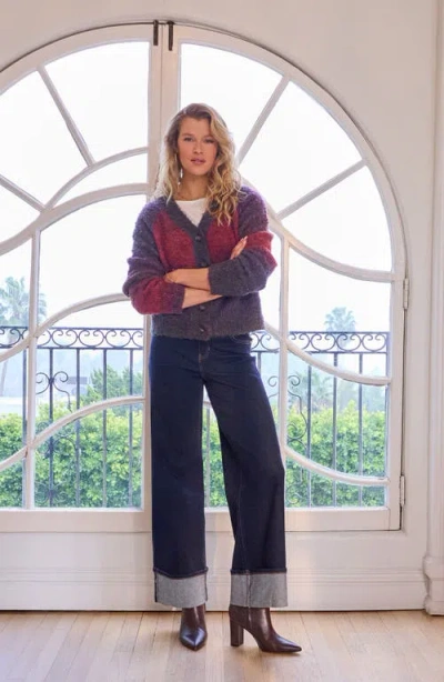 Liverpool Los Angeles Raglan Sleeve Cardigan In Multi