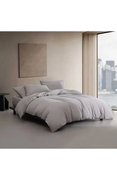 Calvin Klein Modern Mélange Duvet Cover & Shams Set In Gray