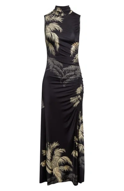 Johanna Ortiz Moon Goddess Sleeveless Jersey Maxi Dress In Multi
