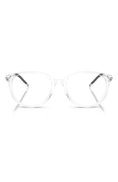 Diesel ® 54mm Oval Optical Glasses In White