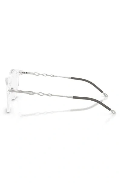 Diesel ® 54mm Oval Optical Glasses In White