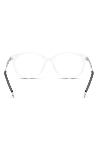 Diesel ® 54mm Oval Optical Glasses In White