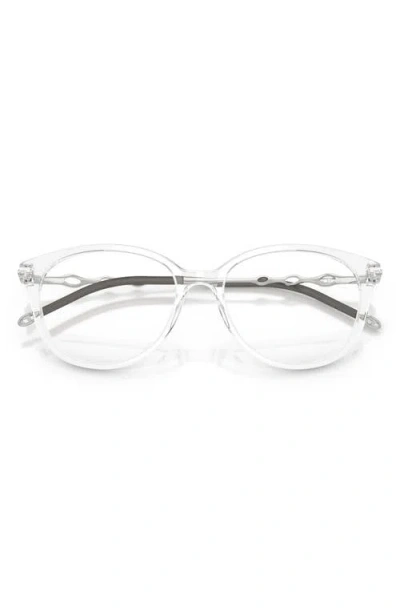 Diesel ® 54mm Oval Optical Glasses In White