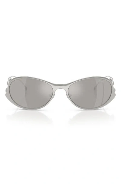 Diesel ® 56mm Oval Sunglasses In Gray