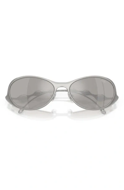 Diesel ® 56mm Oval Sunglasses In Gray