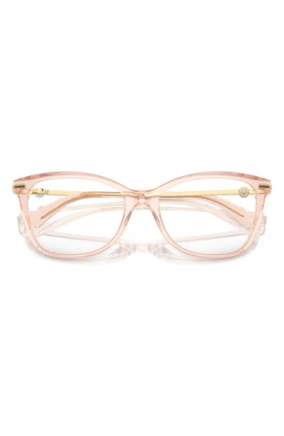 Jimmy Choo 52mm Pillow Optical Glasses In Neutral