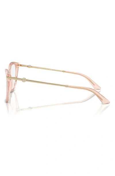 Jimmy Choo 52mm Pillow Optical Glasses In Neutral