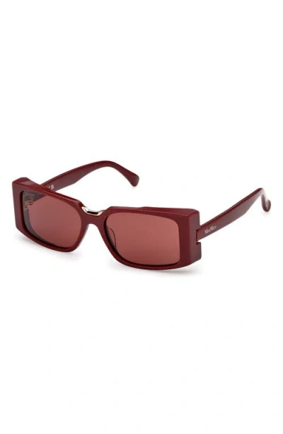 Max Mara Spark 54mm Rectangular Sunglasses