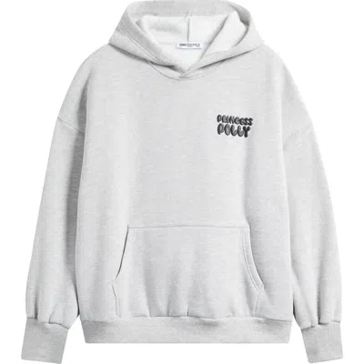 Princess Polly Puffy Logo Hoodie In Gray