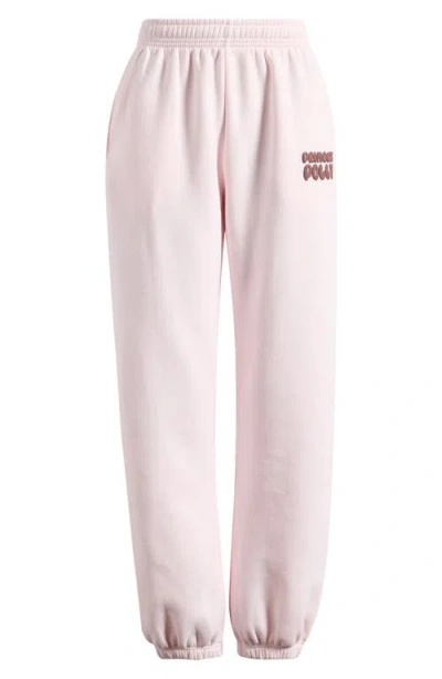 Princess Polly Puffy Logo Sweatpants In Pink