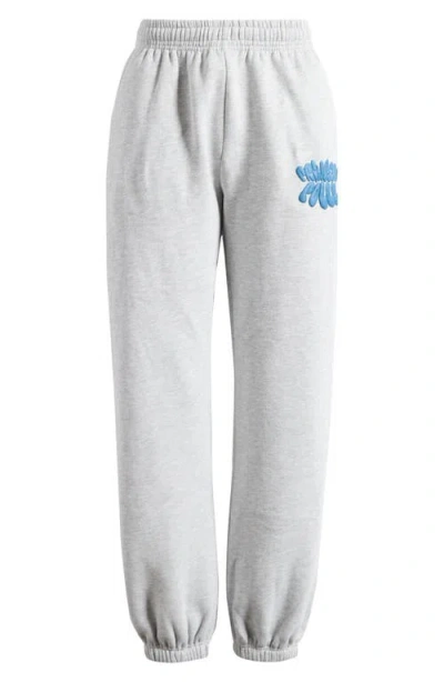 Princess Polly Puffy Logo Sweatpants In White