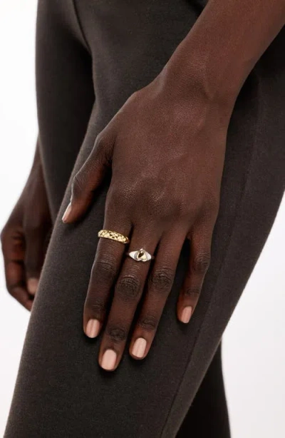 Ana Luisa Elysia Heart Ring In Silver