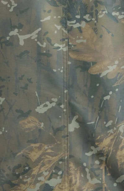 Carhartt Work In Progress Water Repellent Hooded Fleece Lined Windbreaker Pullover In Multi