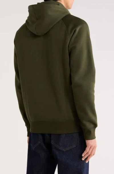 Carhartt Work In Progress Chase Cotton Blend Zip-up Hoodie In Green