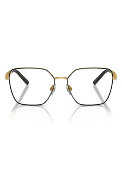 Dolce & Gabbana Dolce&gabbana 54mm Square Optical Glasses In Black