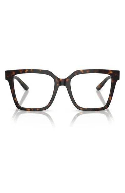 Dolce & Gabbana Dolce&gabbana 53mm Square Optical Glasses In Black
