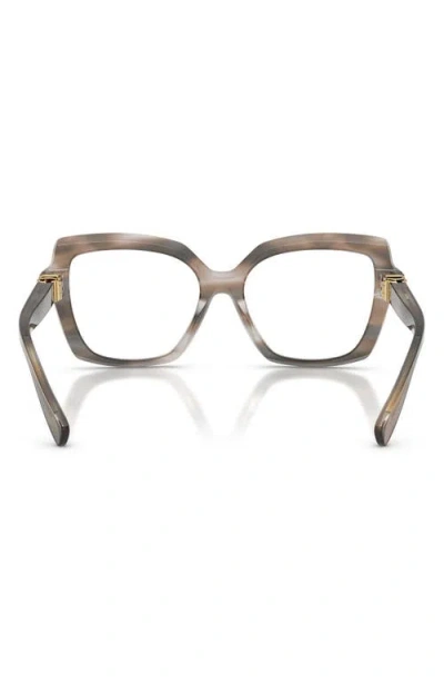 Dolce & Gabbana Dolce&gabbana 53mm Butterfly Optical Glasses In Multi