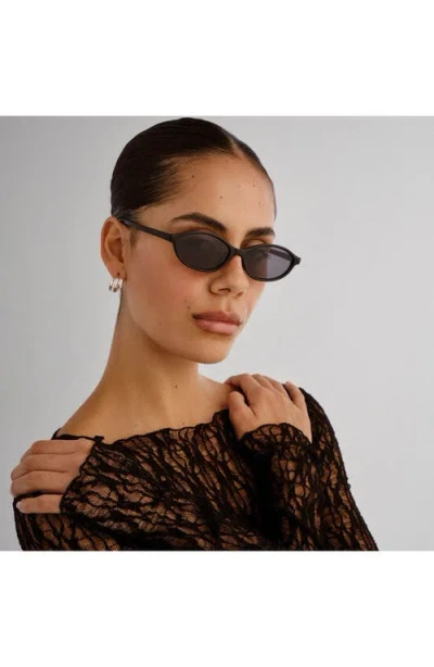Aire Earthshine 54mm Oval Sunglasses In Black