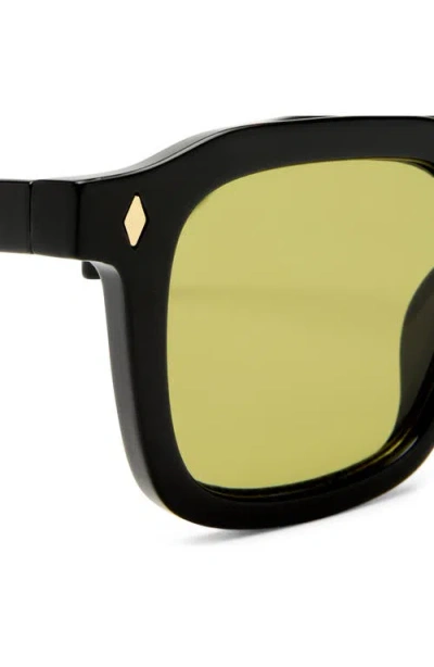 Aire Zodiac 48mm Small Square Sunglasses In Black