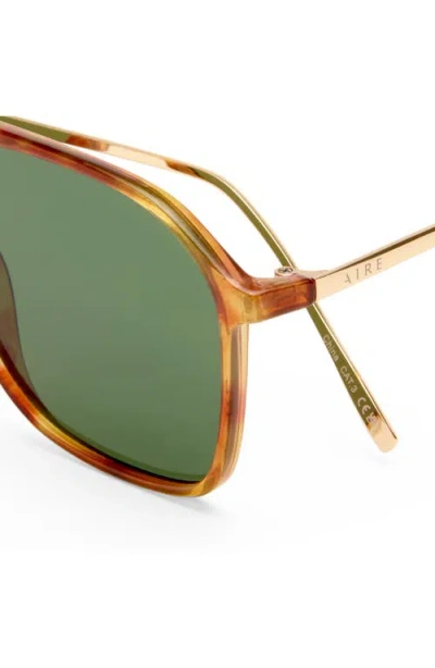 Aire Cusp 55mm Aviator Sunglasses