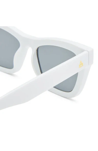 Aire Amplitude 52mm Cat Eye Sunglasses In White