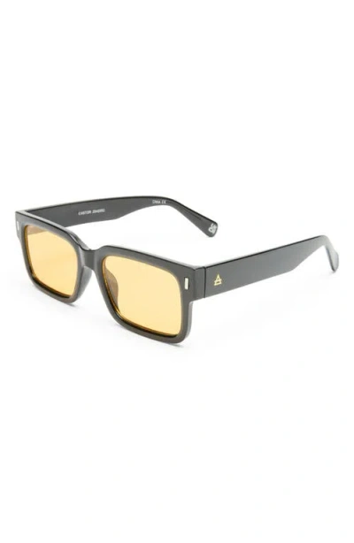 Aire Castor 51mm D-frame Sunglasses In Yellow