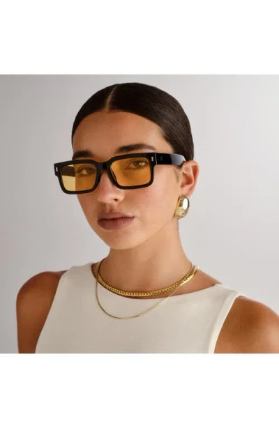 Aire Castor 51mm D-frame Sunglasses In Yellow