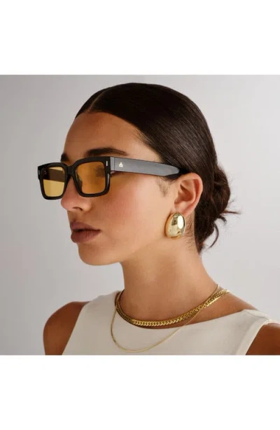 Aire Castor 51mm D-frame Sunglasses In Yellow