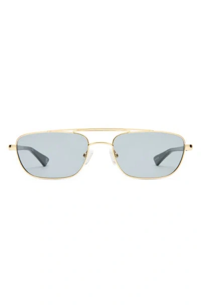 Le Specs Le Mimi 57mm Aviator Sunglasses In Gold