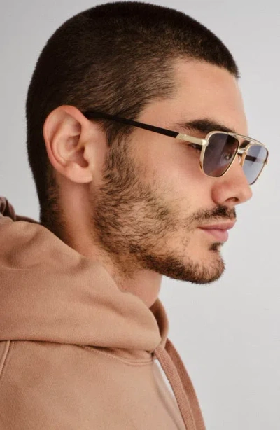 Le Specs Le Mimi 57mm Aviator Sunglasses In Gold