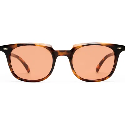 Le Specs Le Resolu 51mm D-frame Sunglasses In Brown