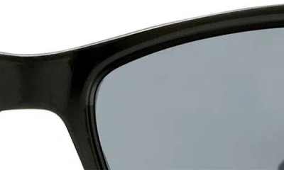 Le Specs Du Jour 60mm Rectangular Sunglasses In Black